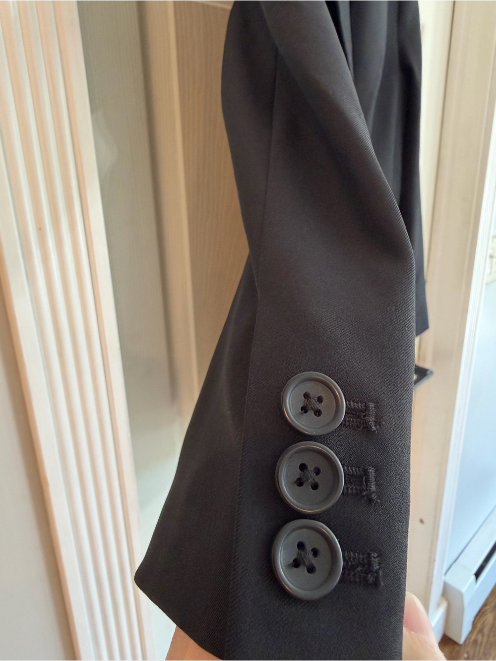 Banana Republic Black Tailored Single-Button Blazer - Picture 4 of 7